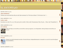 Tablet Screenshot of elescupitajo.blogspot.com