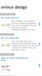 Mobile Screenshot of evincedesign.blogspot.com