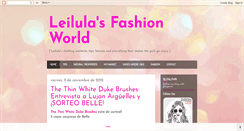 Desktop Screenshot of leilula.blogspot.com