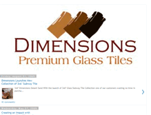 Tablet Screenshot of dimensionsglasstiles.blogspot.com