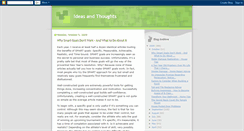 Desktop Screenshot of ideasandthoughts1.blogspot.com