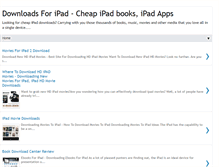 Tablet Screenshot of downloads-for-ipad.blogspot.com