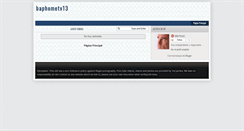 Desktop Screenshot of baphometv13.blogspot.com