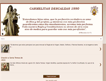 Tablet Screenshot of carmelitasdescalzas1990.blogspot.com