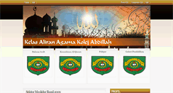 Desktop Screenshot of kaakolejabdillah.blogspot.com