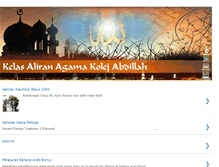 Tablet Screenshot of kaakolejabdillah.blogspot.com