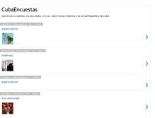 Tablet Screenshot of cubaencuestas.blogspot.com