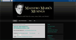 Desktop Screenshot of petermarkopera.blogspot.com