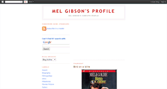 Desktop Screenshot of melgibsonsprofile.blogspot.com