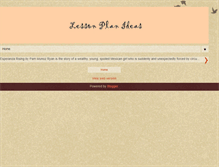 Tablet Screenshot of lessonplanhelp.blogspot.com