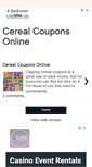 Mobile Screenshot of cerealcouponsonline.blogspot.com