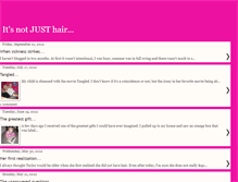 Tablet Screenshot of itsnotjusthair.blogspot.com