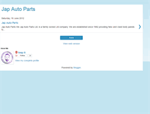 Tablet Screenshot of japautoparts.blogspot.com