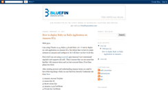 Desktop Screenshot of bluefinassociates.blogspot.com
