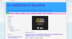 Desktop Screenshot of hardeshkmaurya.blogspot.com