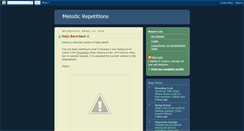 Desktop Screenshot of melodicrepetitions.blogspot.com