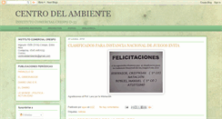 Desktop Screenshot of centrodelambiente.blogspot.com