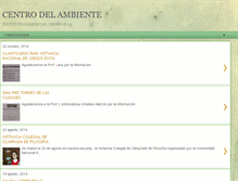 Tablet Screenshot of centrodelambiente.blogspot.com