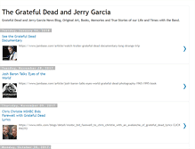 Tablet Screenshot of gratefuldeadnews.blogspot.com