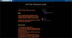 Desktop Screenshot of optionpremiumgame.blogspot.com