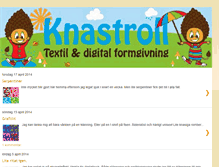 Tablet Screenshot of knastrolldesign.blogspot.com