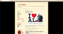 Desktop Screenshot of jonstanley.blogspot.com