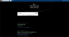 Desktop Screenshot of my-frutavida.blogspot.com