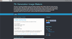 Desktop Screenshot of 7thgenerationimagemakers.blogspot.com