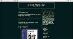 Desktop Screenshot of cheeringon.blogspot.com