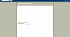 Desktop Screenshot of latestgardendesign.blogspot.com