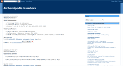 Desktop Screenshot of alchemipedia-numbers.blogspot.com