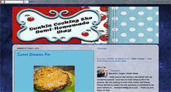 Desktop Screenshot of dunkincookingthesemi-homemadeway.blogspot.com