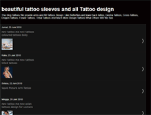 Tablet Screenshot of beautifultattoosleeves.blogspot.com