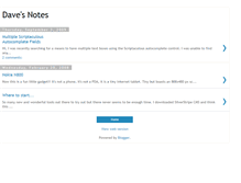 Tablet Screenshot of daves-notes.blogspot.com