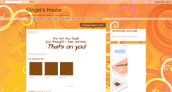 Desktop Screenshot of gingershouse.blogspot.com