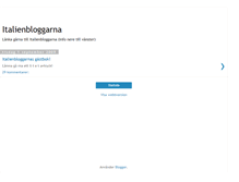 Tablet Screenshot of italienbloggarna.blogspot.com