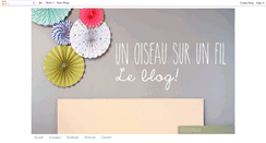 Desktop Screenshot of 1oiseau1fil.blogspot.com