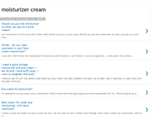 Tablet Screenshot of moisturizer-cream-de.blogspot.com