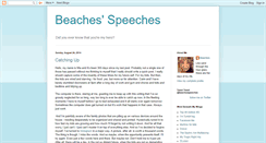 Desktop Screenshot of beachesspeeches.blogspot.com