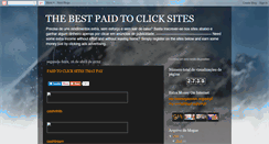 Desktop Screenshot of bestsitespaidtoclick.blogspot.com