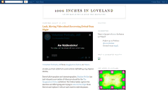 Desktop Screenshot of 1000inchesinloveland.blogspot.com