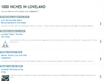 Tablet Screenshot of 1000inchesinloveland.blogspot.com