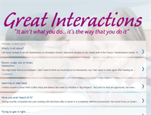 Tablet Screenshot of greatinteractions.blogspot.com