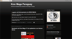 Desktop Screenshot of kravmagaparaguay.blogspot.com