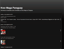 Tablet Screenshot of kravmagaparaguay.blogspot.com