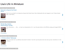 Tablet Screenshot of lisasminiaturelife.blogspot.com