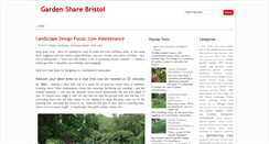 Desktop Screenshot of gardensharebristol.blogspot.com