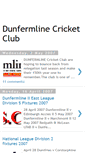 Mobile Screenshot of dunfermlinecricketclub.blogspot.com