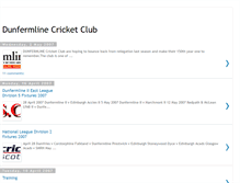 Tablet Screenshot of dunfermlinecricketclub.blogspot.com