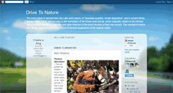 Desktop Screenshot of drivetonature.blogspot.com